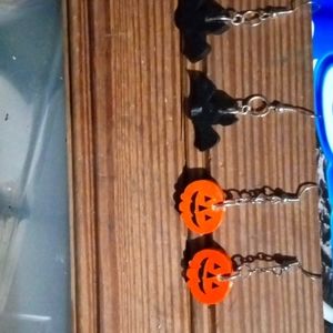 Earrings handmade 2"long